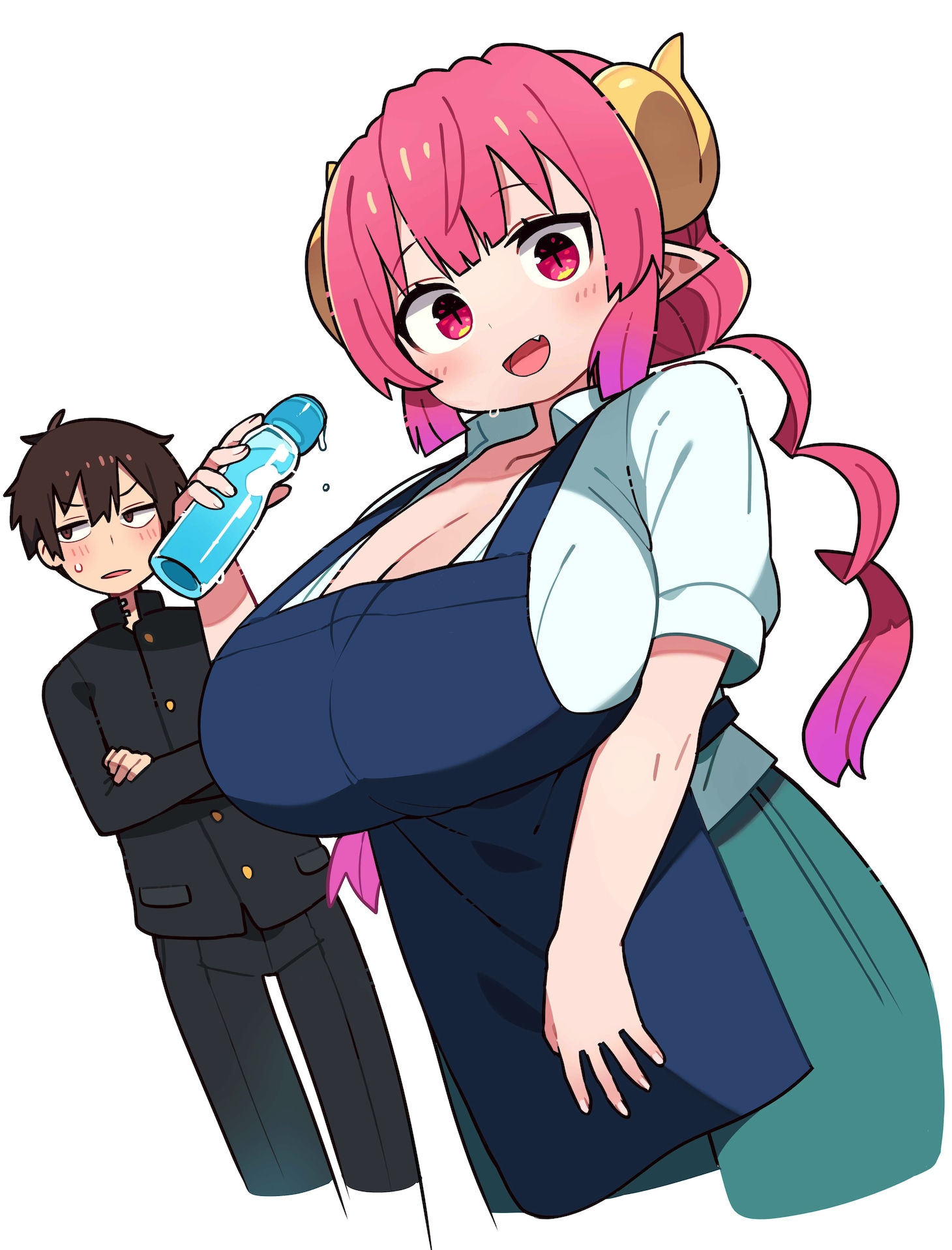 「小林さんちのメイドラゴン イルルは恋とかわかりません！」ビジュアル