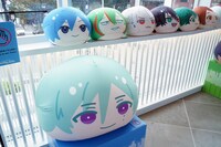 「おまんじゅうにぎにぎマスコット10th Birthday Party POP UP SHOP」の様子。