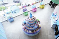 「おまんじゅうにぎにぎマスコット10th Birthday Party POP UP SHOP」の様子。
