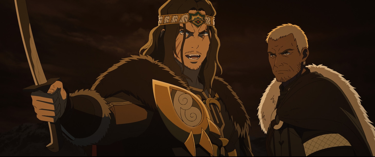 アニメ映画「ロード・オブ・ザ・リング／ローハンの戦い」場面カット
