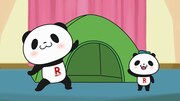TVアニメ「お買いものパンダ！」第1話の場面カット。