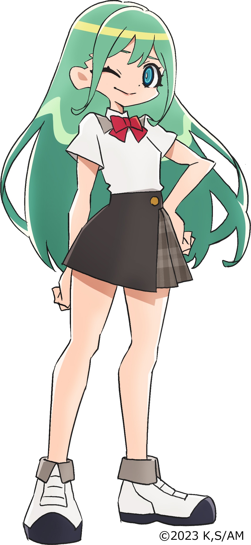 アマハモモヒメ（CV：和氣あず未）。面倒見が良く正義感の強い少女。学園では人気者で告白も幾度となく受けているが、すべて断っている。恋愛感情が分からず悩む。