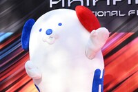 スポンサーであるホットスタッフのキャラクター・ホット犬。