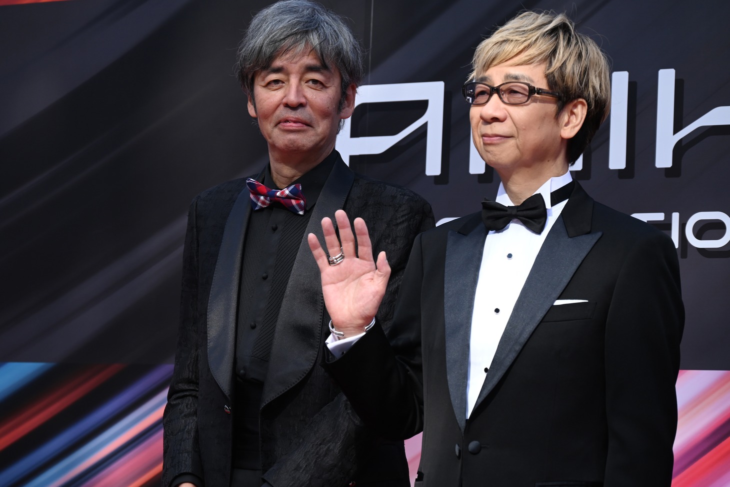 左から岩浪美和、山寺宏一。