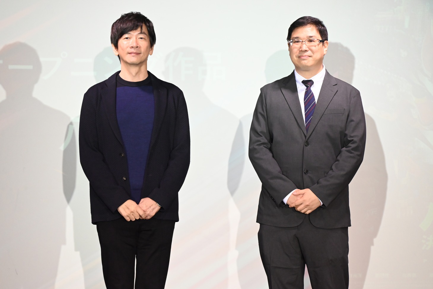左から「八戒」の邱立偉監督、羅際明プロデューサー。