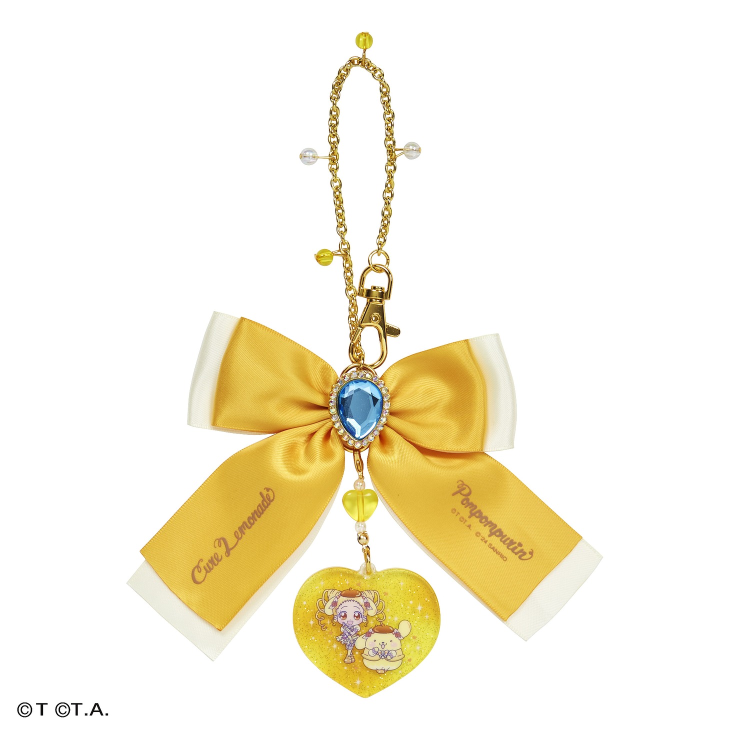 バッグチャーム「ポムポムプリン×キュアレモネード」