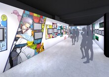 「生誕20周年記念 銀魂展 ～はたちのつどい～」より「第一位～天然パーマに悪い奴はいない～」エリアのイメージ。 (c)空知英秋／集英社