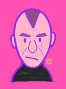 桂正和の自画像。