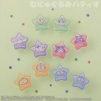「『ケロロ軍曹』×『サンリオキャラクターズ』POP UP SHOP」で販売されるトレーディングアクリルクリップ。