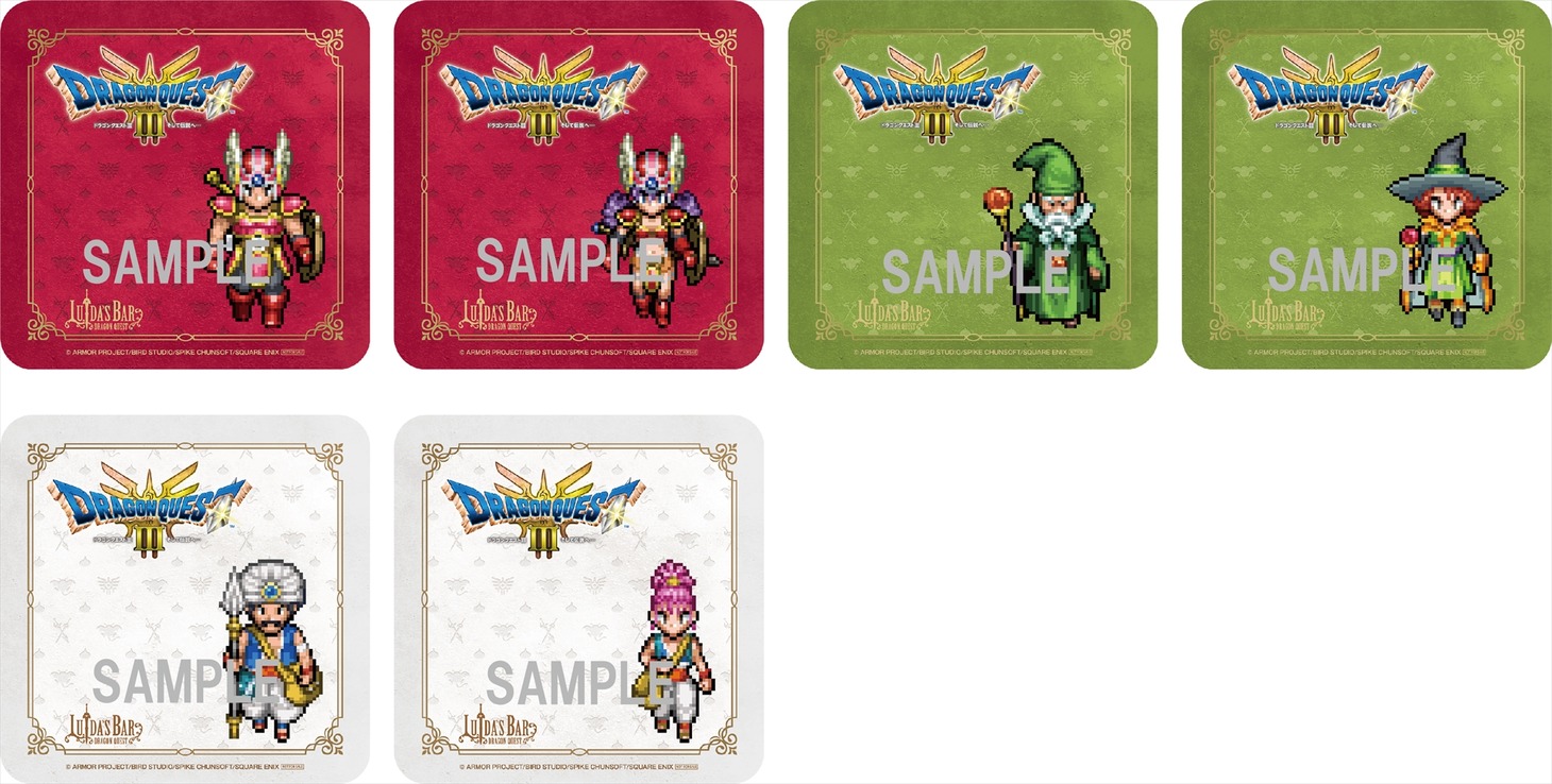 ドリンク＆フード特典。前期に登場する6種。