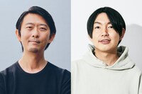 左から川村真司、栗林和明。