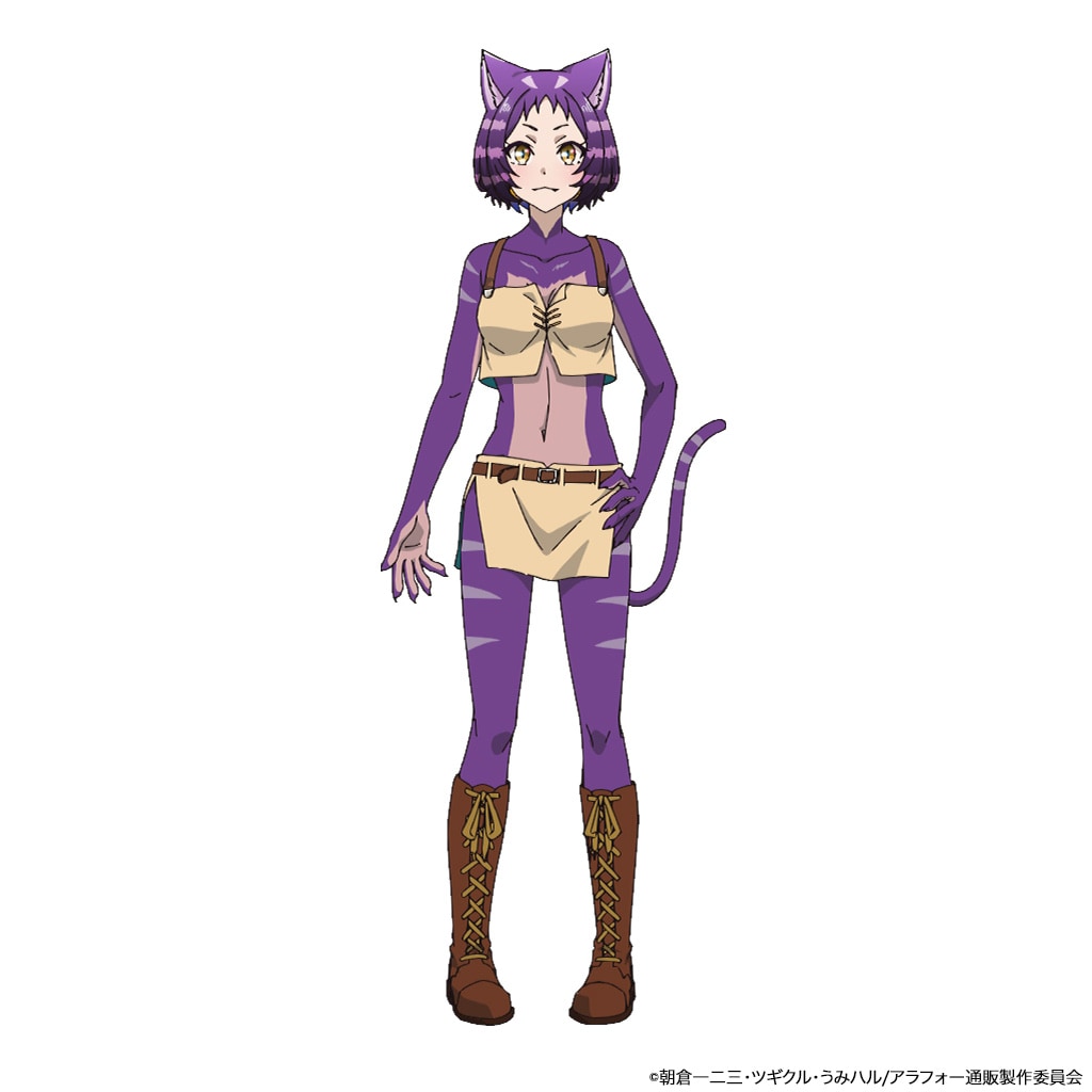 アラフォー男の異世界通販　ミャレー役富田美憂さんのサイン入りポストカード ミャレー（CV：富田美憂） - アニメ「アラフォー男の異世界通販