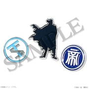 「真船一雄 漫画家40周年記念 スーパードクターKシリーズ原画展 Kの系譜」で販売されるピンズ3個セット。