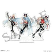 「真船一雄 漫画家40周年記念 スーパードクターKシリーズ原画展 Kの系譜」で販売される西城KAZUYAのアクリルスタンド。