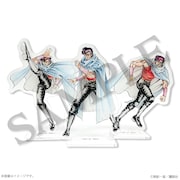 「真船一雄 漫画家40周年記念 スーパードクターKシリーズ原画展 Kの系譜」で販売される西城KAZUYAのアクリルスタンド。