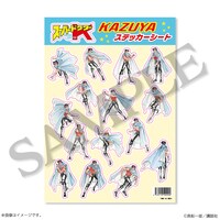 「真船一雄 漫画家40周年記念 スーパードクターKシリーズ原画展 Kの系譜」で販売されるダイカットステッカーシート。