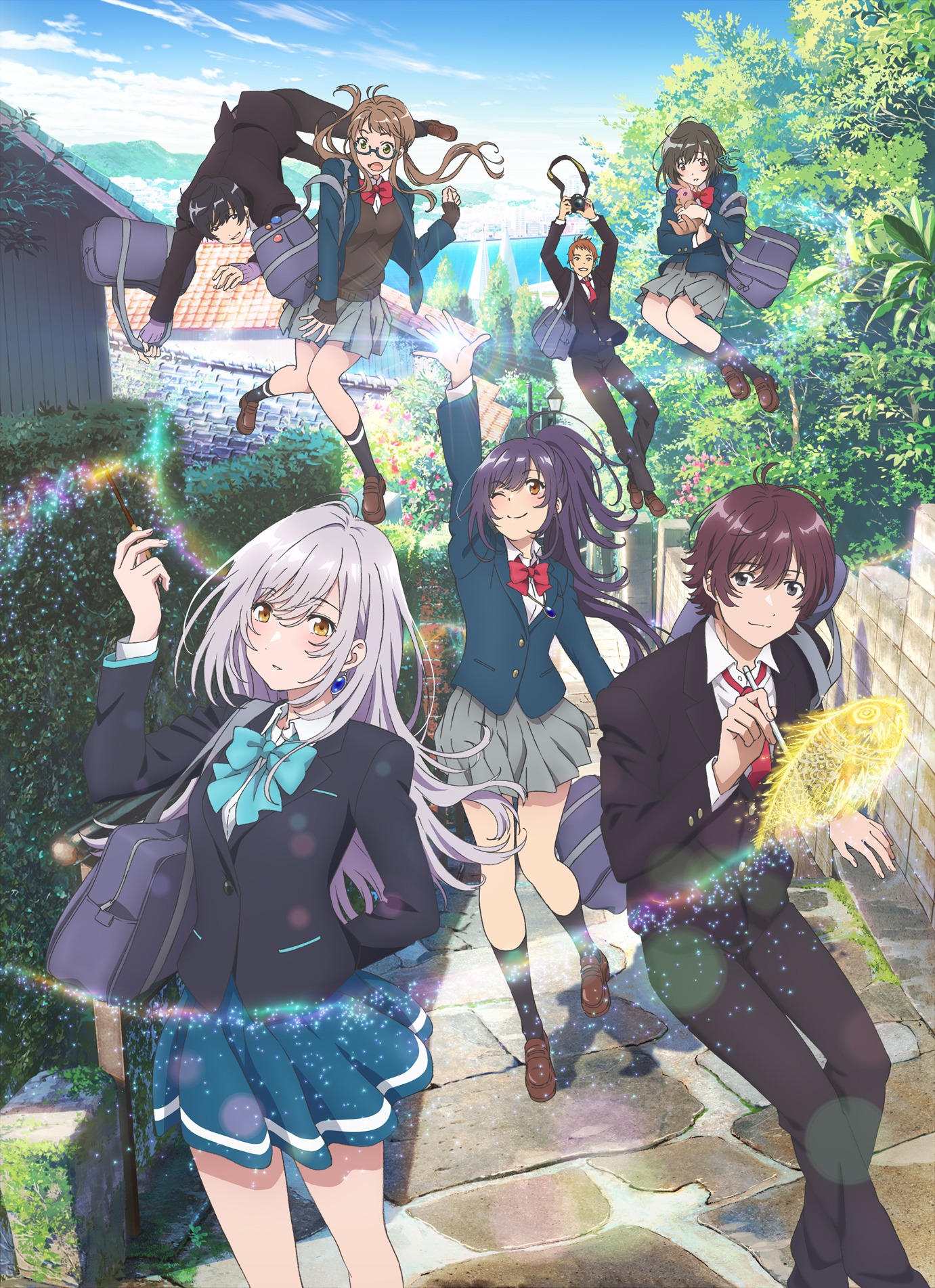 アニメ「色づく世界の明日から」ビジュアル