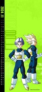 ドラゴンボールオフィシャルＸアカウントで配布しているカレンダー。 (c)バード・スタジオ／集英社