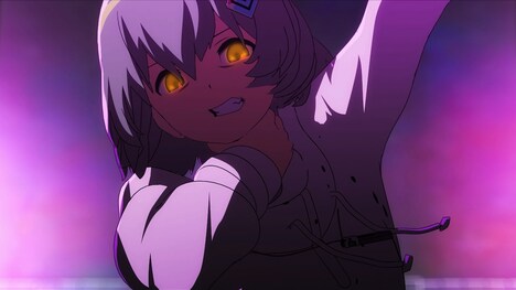 劇場アニメ「メイクアガール」本予告映像の場面カット。