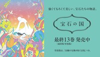 「宝石の国」13巻の告知画像。
