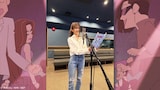 工藤静香のアフレコ風景。(写真提供:NHK)