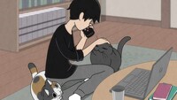アニメ「夜は猫といっしょ」第3期PVより。