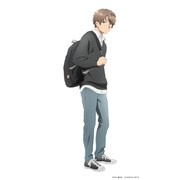 梓川咲太(CV:石川界人)。横浜にある大学の統計科学学部に通う1年生。今時スマホを持っていない変わり者。高校2年生のゴールデンウィークに近所の図書館で野生のバニーガールを見つけて以降、さまざまな“思春期症候群”を引き起こした少女たちに出会ってきた。高校の先輩で国民的女優の桜島麻衣とも思春期症候群をきっかけに出会い、現在は恋人同士。同じ大学に通っているため学内でも名前を知っている人が多い。