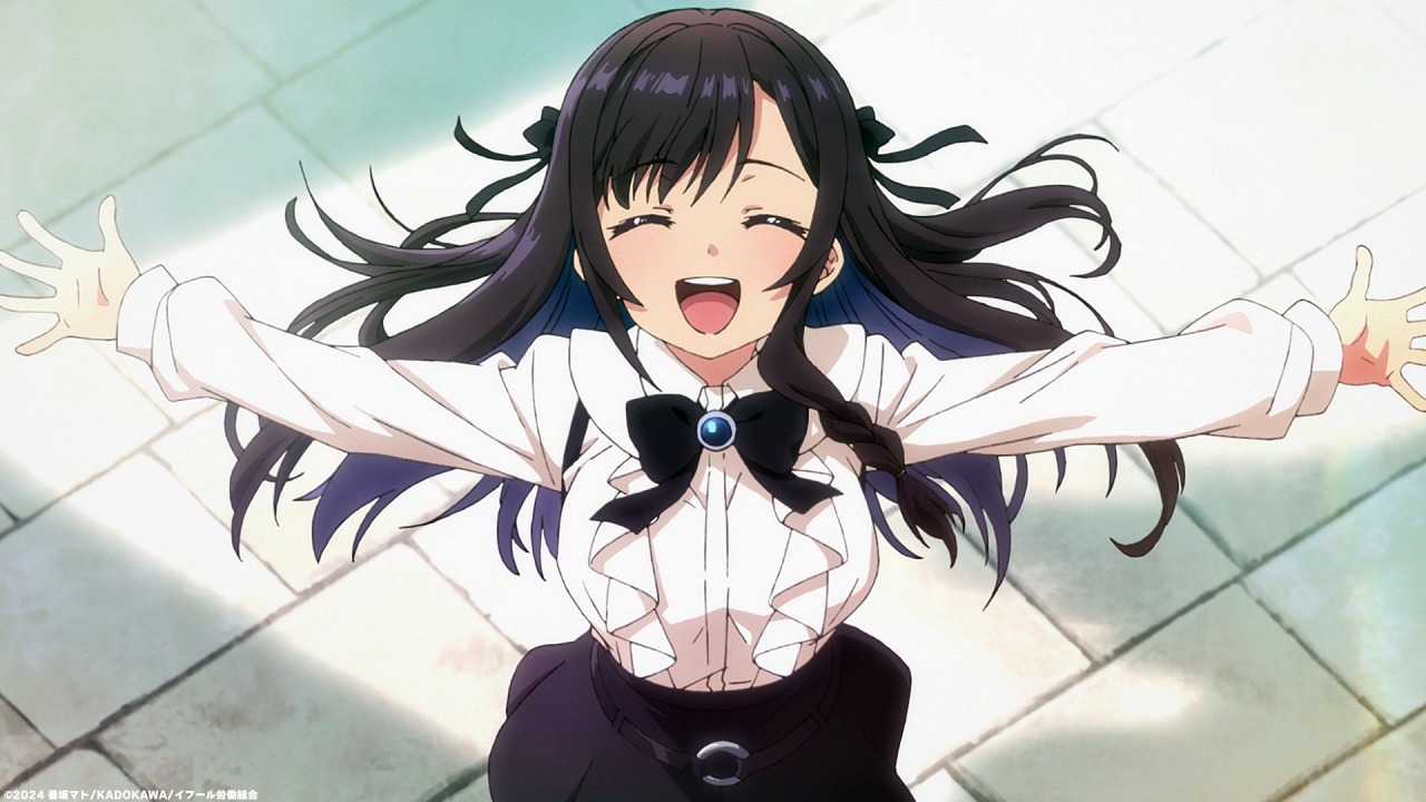 アニメ「ギルドの受付嬢ですが、残業は嫌なのでボスをソロ討伐しようと思います」第2弾PVより。
