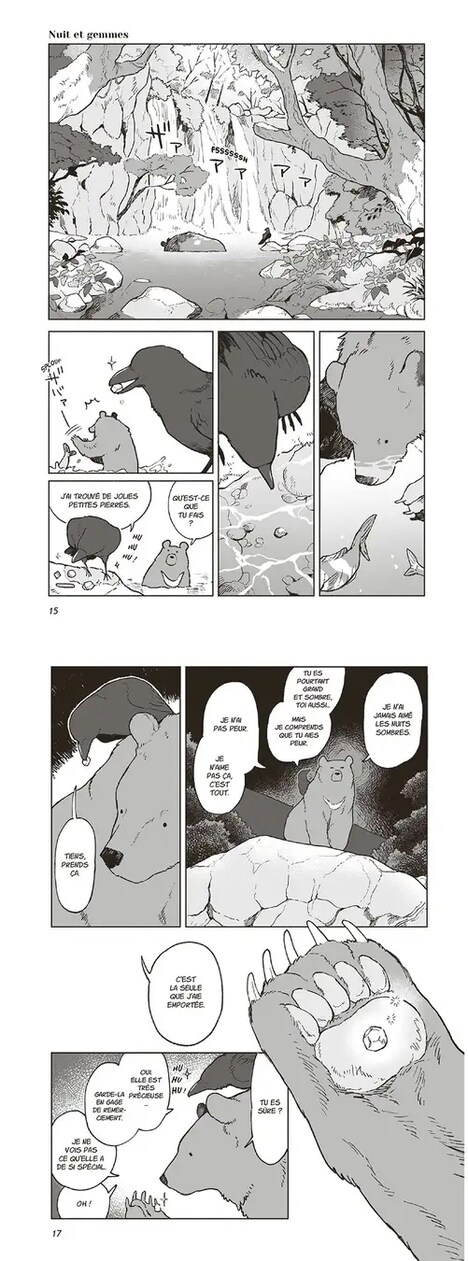 フランス語版「クマとカラス」より。