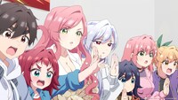 TVアニメ「君のことが大大大大大好きな100人の彼女」第2期メインPVの場面カット。