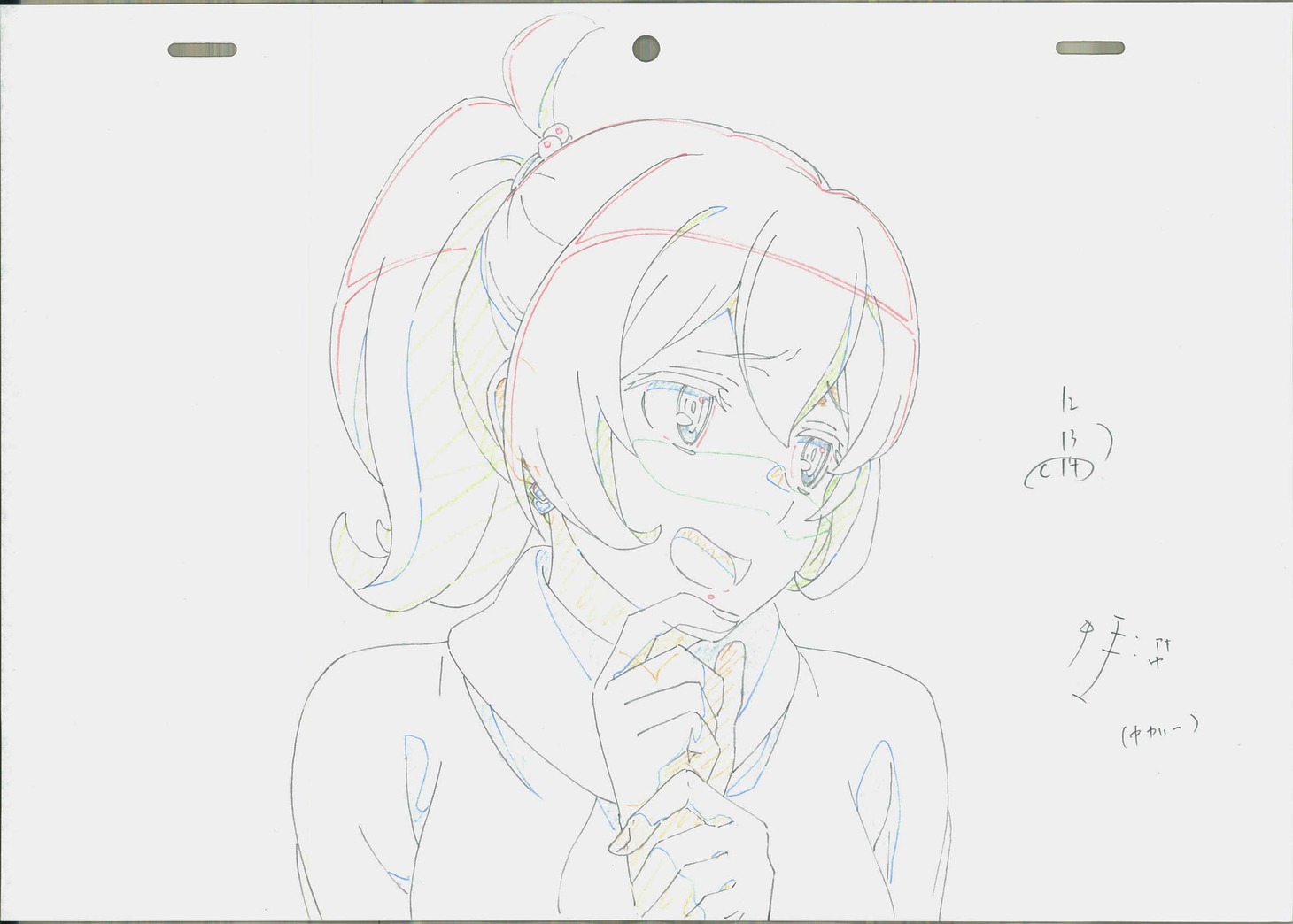 アニメ「ダンジョンに出会いを求めるのは間違っているだろうかV 豊穣の女神篇」の原画。
