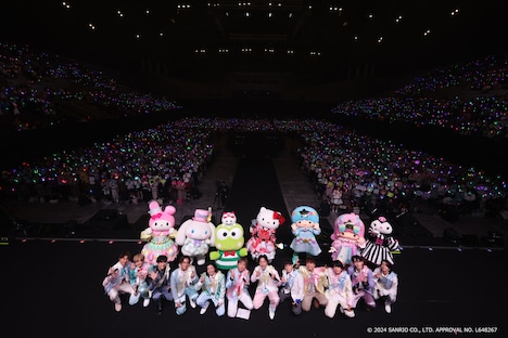 「Hello Kitty 50th Anniversary Presents My Bestie Dream Stage with Sanrio characters」の様子。