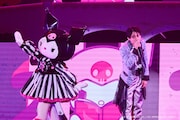 「Hello Kitty 50th Anniversary Presents My Bestie Dream Stage with Sanrio characters」より、クロミと牧島輝。