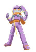 ロボ子（CV：三川華月） (c)ハンバーガー/KADOKAWA/にんころ製作委員会