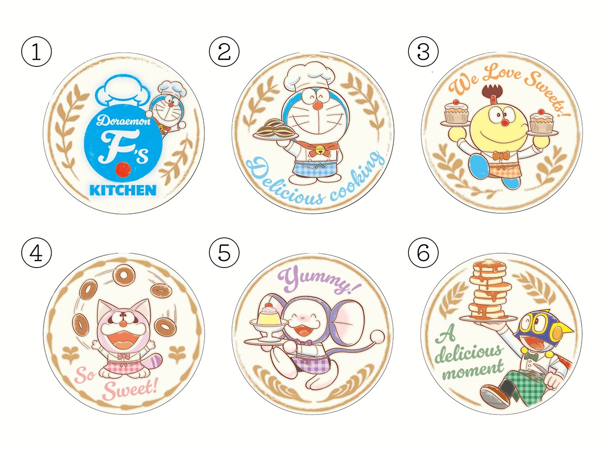 ドラえもん F'sキッチン メニューボードクリップコレクション」（全8種