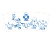 「ドラえもん F’sキッチン アートカフェラテ」スーベニアマグカップのデザイン。