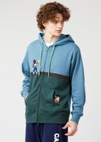 「隠されたドラゴンボール｜裏毛ジップパーカー」