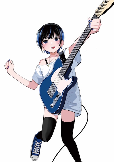 「群青ロックンロール」イラスト