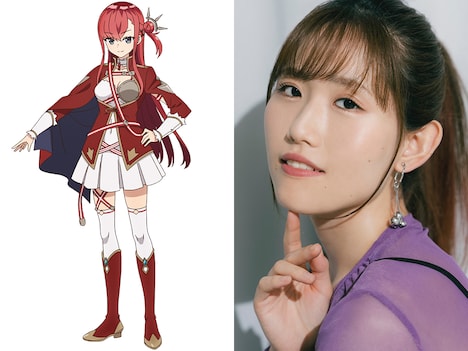 左からリディヤ・リンスター、長谷川育美。