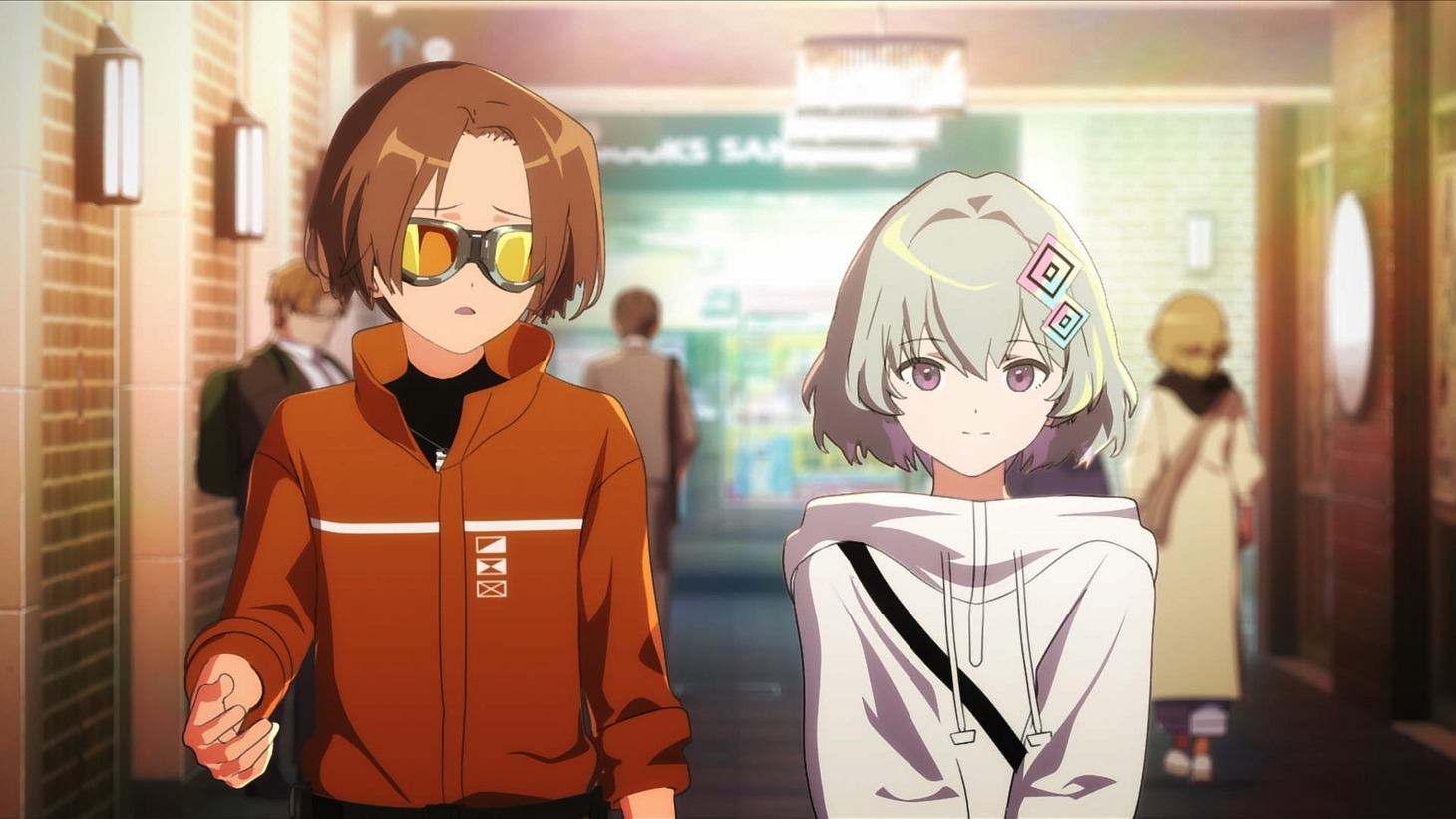 劇場アニメ「メイクアガール」の場面カット。