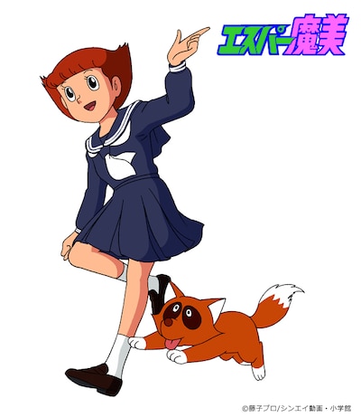 アニメ「エスパー魔美」ビジュアル (c)藤子プロ/シンエイ動画・小学館