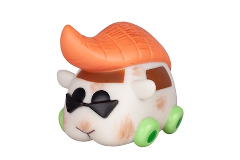 入場者特典「モルカーソマスコットMAX」のシークレットの1種に用意された「炙りサーモン」。