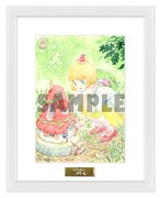 楽天ブックスの購入特典「A5キャラファイングラフ（シリアルナンバー入り）」。