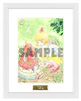 楽天ブックスの購入特典「A5キャラファイングラフ（シリアルナンバー入り）」。