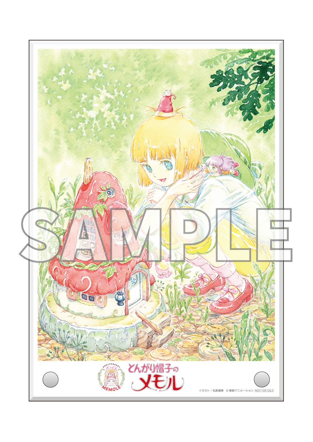 ソフマップとアニメガの購入特典「A5アクリルアートスタンド」。