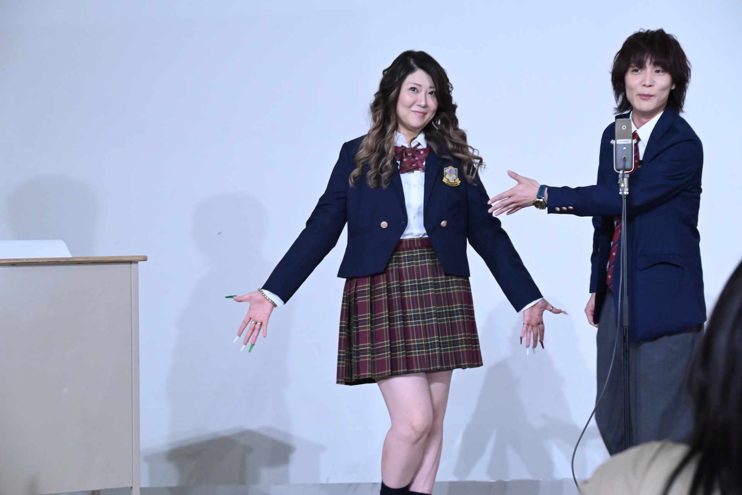 突然とあるキャラクターの真似を披露した金子きょんちぃ。