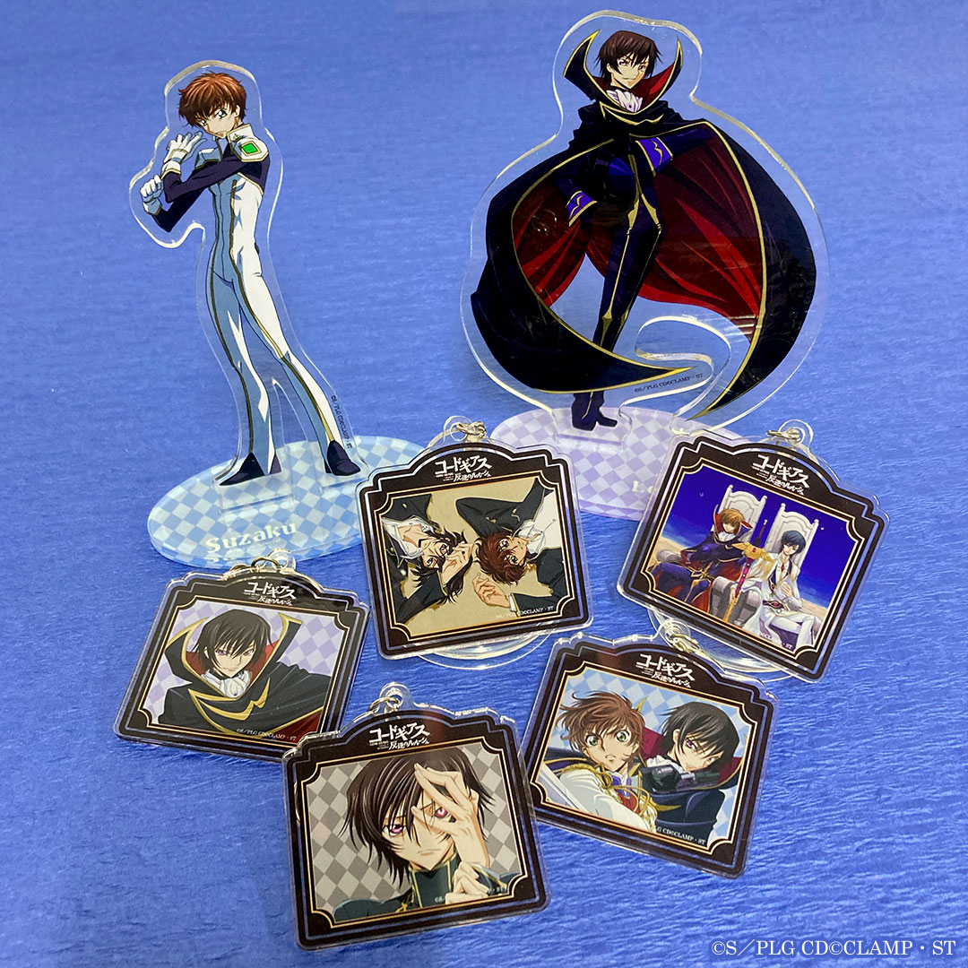 「コードギアス 反逆のルルーシュ」とサンキューマートのコラボアイテム。