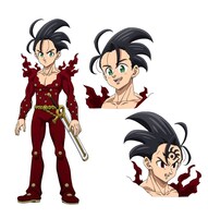 ゼルドリス（CV：梶裕貴）。メリオダスの弟で、現在は魔神王として魔界を治めている。幼い頃のパーシバルに会ったことがあるそう。