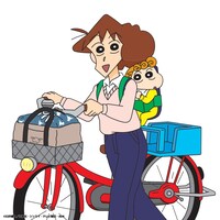 「クレヨンしんちゃん 主婦代表!? みさえが本気で考えたお買いものにちょうどいい BIG保冷トートバッグBOOK」のために描き下ろされたイラスト。