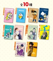 「小コレ！」今年のノベルティとして用意された全10種の「めくるめくARフォトフレーム付きステッカー＆カード」。